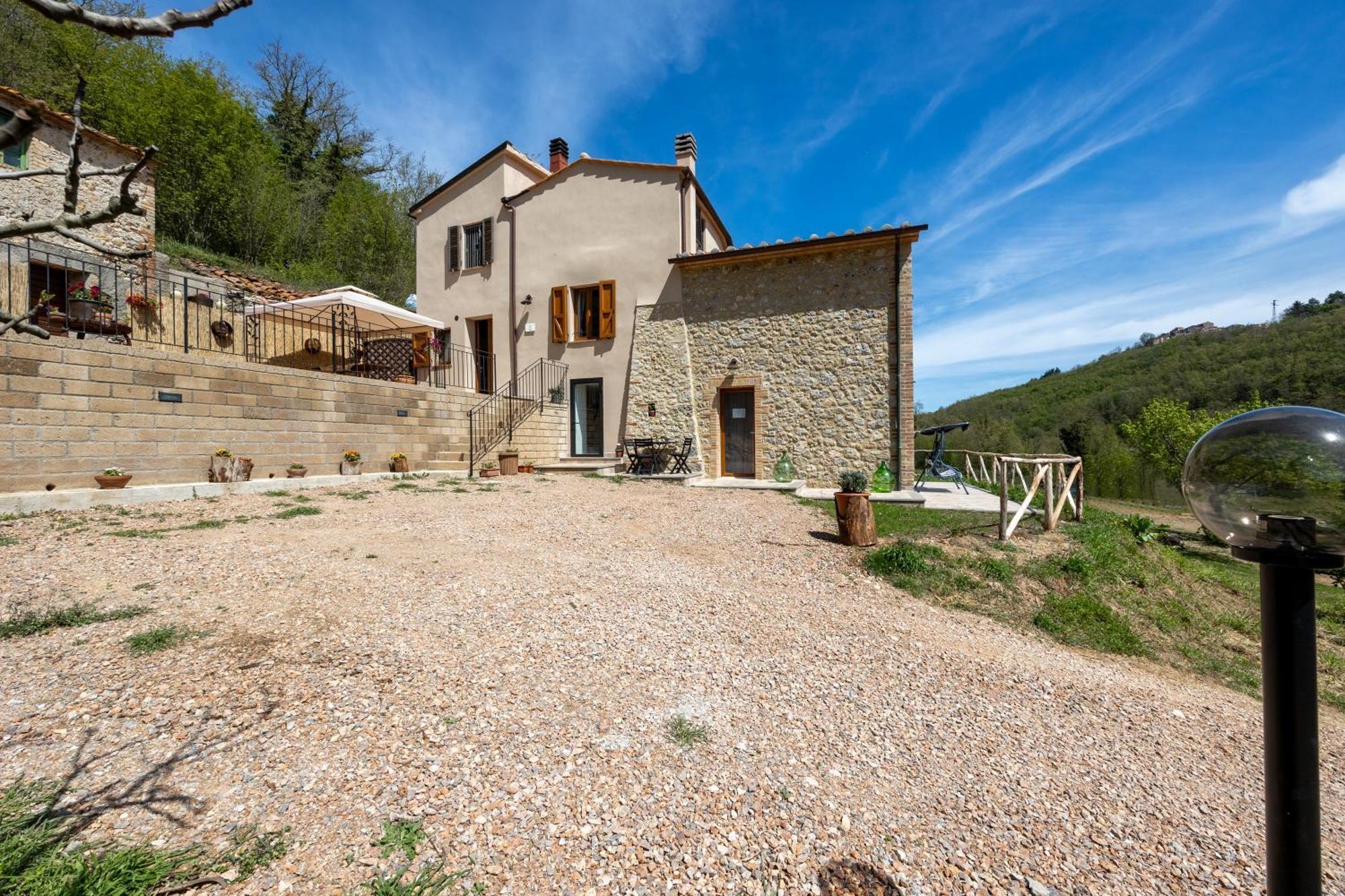 Podere Del Ciacchi Among Tuscany Greenery - Happy Rentals Montieri Экстерьер фото
